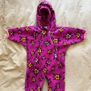 Patagonia fleece baby bunting Vintage Medium 12-16 lbs